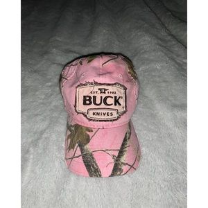 Buck Knives | New! Pink-Camo Adjustable Hat/Cap